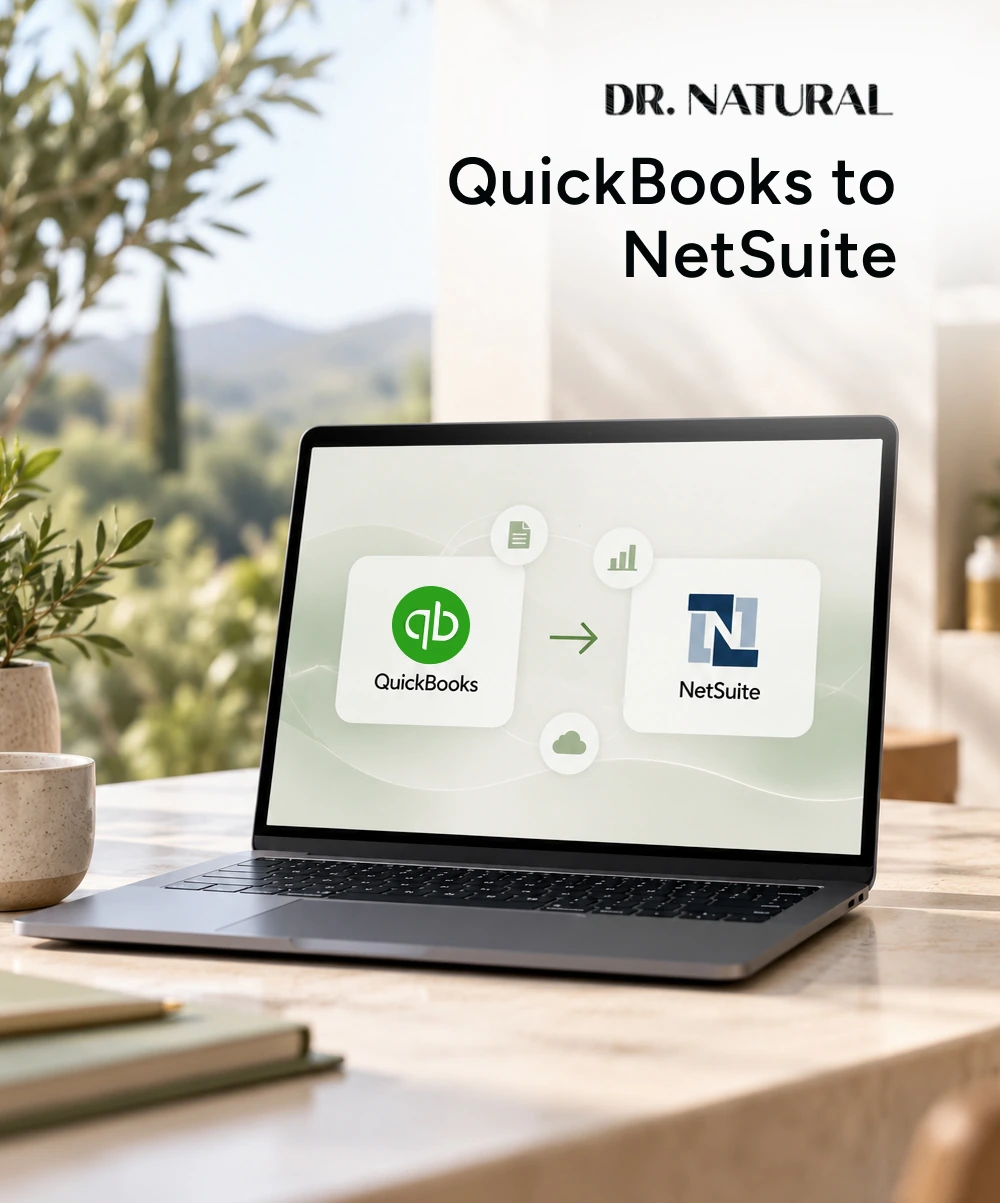Dr Natural - QuickBooks to NetSuite